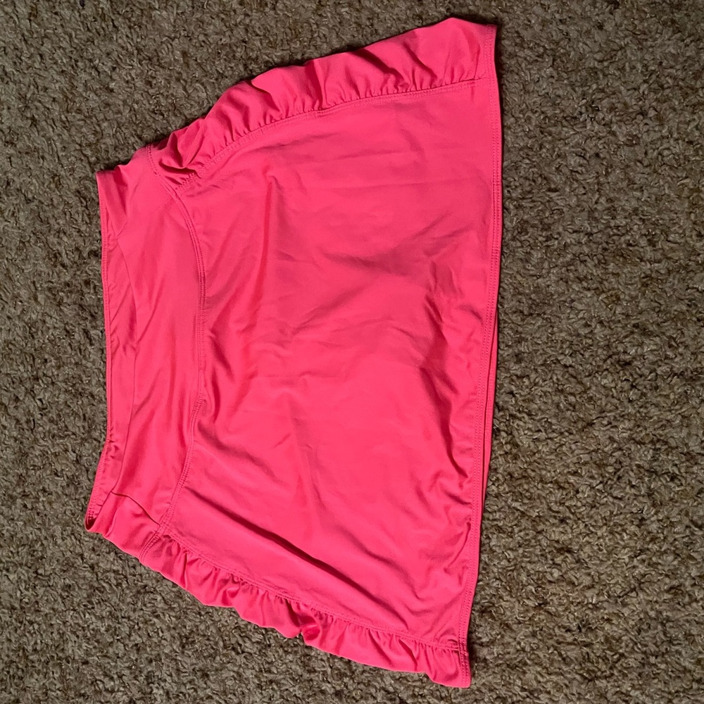Pink athletic skirt